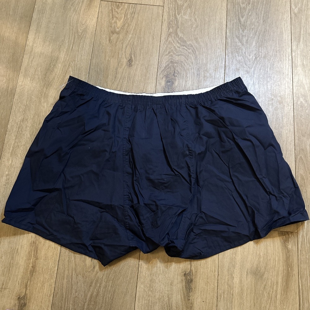 Jockey Men's Boxer Shorts Loungewear Wht/Blue Open Fly XXL (44-46) 2 Pair NWOT - Picture 5 of 11